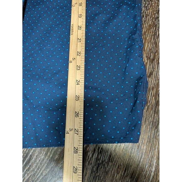 Bonobos Mens Large Blue Polka Dot Slim Fit Button Down Shirt - Picture 6 of 8